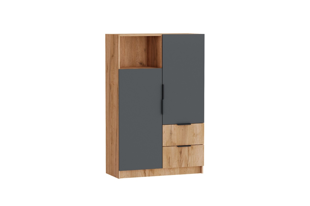 Шкаф Фрита с  дверями, открытой нишей и ящиками - фото 2