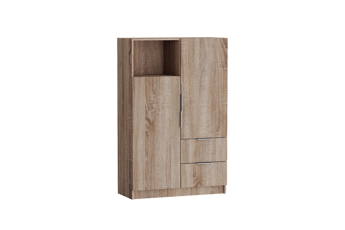 Шкаф Фрита с  дверями, открытой нишей и ящиками - фото 7